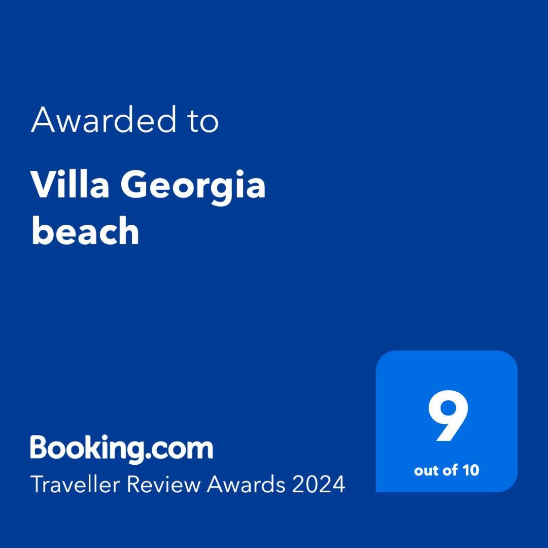 Villa Georgia Beach 네오스마르마라스 외부 사진